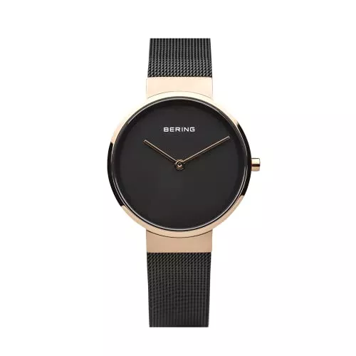 BERING Uhren BERING Damen Analog Quarz Classic Collection Armbanduhr mit Edelstahl Armband und Saphirglas