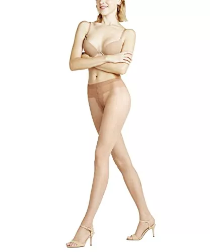 FALKE Socken & Strümpfe FALKE Damen Shelina Toeless Strumpfhose Fein 12 DEN Hautfarbe verstärkte Feinstrumpfhose ohne Muster transparent reißfest zehenfrei und glänzend 1 Stück