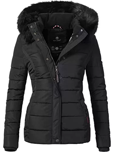 Navahoo Jacken Navahoo Damen Winterjacke Steppjacke mit Kapuze Miamor XS-XXL