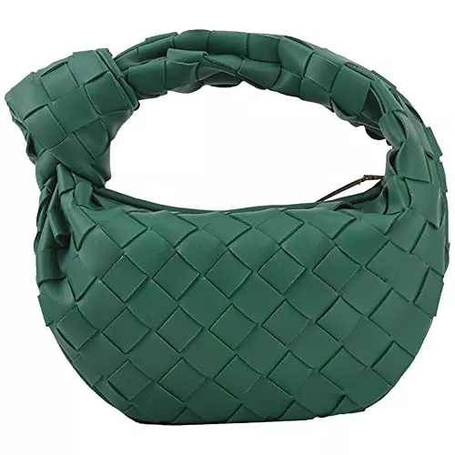 MAOPING Taschen & Rucksäcke MAOPING Damen-Handtasche, aus PU-Leder, geknotet, modisch, Mini-Clutch, Geldbörse mit Reißverschluss, Schultertaschen