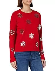 ONLY Pullover & Strickmode ONLY Damen Onlxmas Snowflake L/S Ex KNT Pullover