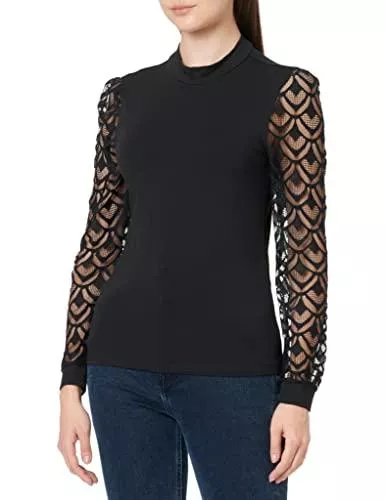 ONLY Langarmshirts ONLY Damen Onlmille Lilo L/S Mix Top JRS Langarmshirt