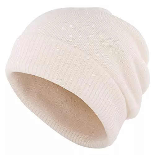 Gisdanchz Hüte & Mützen Gisdanchz Weich Winter Strickmütze Elastisch Beanie Baumwolle Unisex (54-60cm)