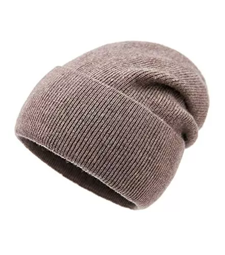 Lallier Hüte & Mützen Lallier Beanie aus 100% Merinowolle mit Fleecefutter für Damen und Herren, gerippte, warme Wintermütze aus Reiner Wolle mit Geschenkbox