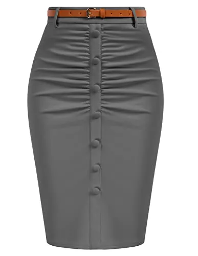 Belle Poque Röcke Belle Poque Damen Business Rock Pencil Rock Bodycon Rock