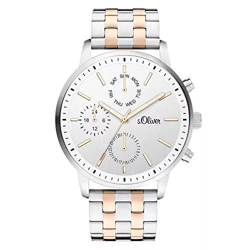 s.Oliver Uhren s.Oliver Damen-Armbanduhr Analog Quarz Edelstahl