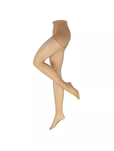 Nur Die Socken & Strümpfe Nur Die Damen Goodbye Laufmaschen Shape Strumpfhose,, per pack Beige (mandel 116), Small (Herstellergröße: 38-40=S)