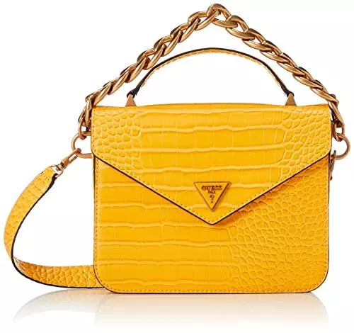 GUESS Taschen & Rucksäcke Guess Retour Top Handle Flap Yellow