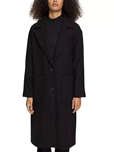 ESPRIT Mäntel ESPRIT Langer Mantel aus Woll-Mix