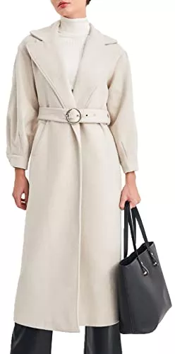 Leif Nelson Mäntel Leif Nelson Mantel Damen lang elegante Jacke Winter Trenchcoat Herbst Wollmantel Wintermantel Übergangsjacke Frauen Freizeitjacke Business