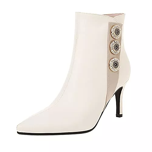 SacciButti Stiefel SacciButti Stiletto Heel Knöchel Stiefel Pointed Toe Niedrig Stiefel Mit Strap Reißverschluss