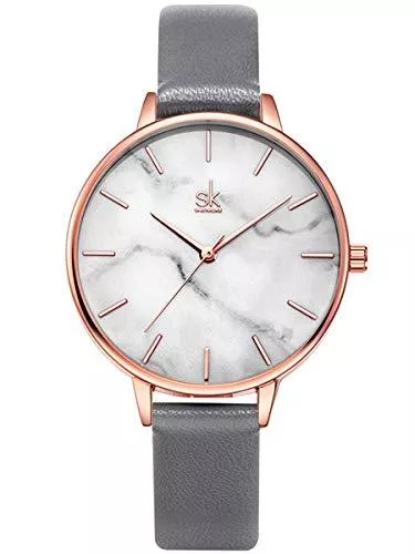 Alienwork Uhren Alienwork SK Minimalist Armbanduhr Damen Ultra-flach Elegant