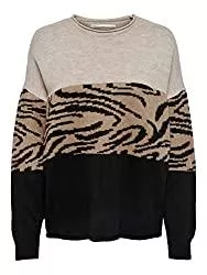 ONLY Pullover & Strickmode ONLY ONLJADE Animal L/S Pullover KNT - XL