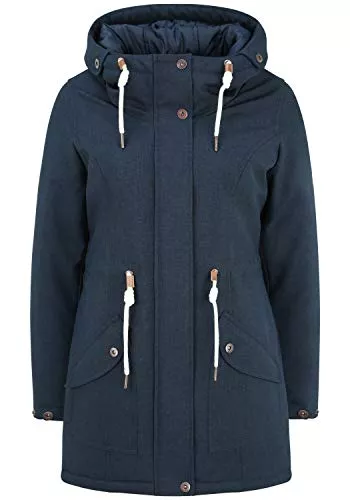 OXMO Jacken OXMO OXMelly Damen Übergangsmantel Parka Lange Jacke mit Kapuze