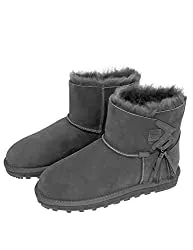 Rohn Moden Stiefel Rohn Lammfell Boots Stockholm, Winter-Stiefel aus 100% Lammfell, warme Schneeschuhe