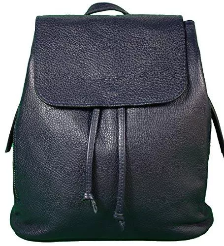 Freyday Taschen & Rucksäcke Ital. Echtleder Damen Rucksack Leichter Tagesrucksack Daypack Lederrucksack Damenrucksack versch. Farben erhältlich R01