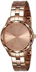 ESPRIT Uhren Esprit Damen Analog Quarz Uhr mit Edelstahl beschichtet Armband ES109252002