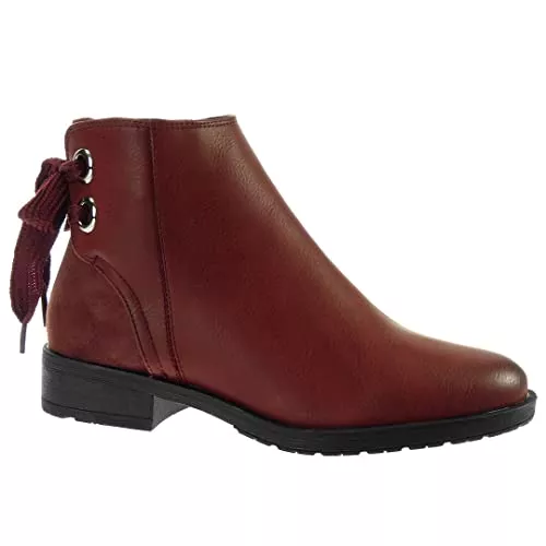 Angkorly Stiefel Angkorly - Damen Schuhe Stiefeletten - Bogen - Spitze Blockabsatz 3 cm