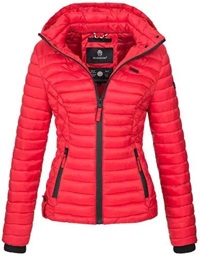 MARIKOO Jacken MARIKOO Damen Jacke Steppjacke Übergangsjacke mit Kapuze gesteppt B600