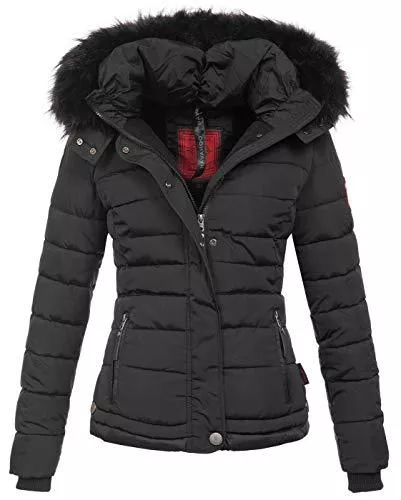 Golden Brands Selection Jacken Golden Brands Selection Navahoo warme Damen Winter Jacke Parka Mantel Stepp Kurzjacke gefüttert B301
