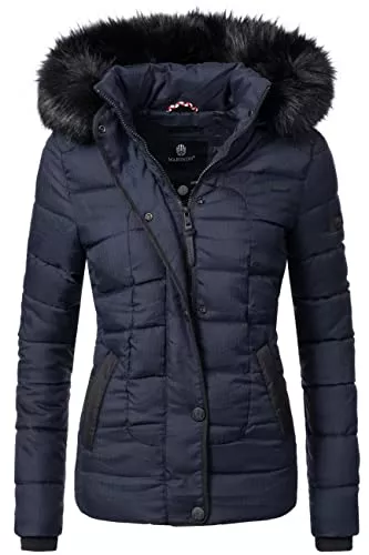 MARIKOO Jacken MARIKOO Damen warme Winter Steppjacke mit Kapuze Unique XS-XXL