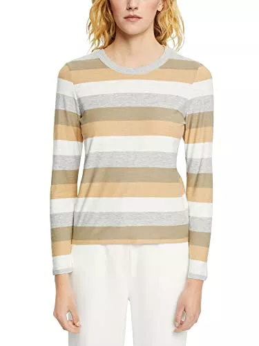 ESPRIT Pullover & Strickmode ESPRIT Gestreiftes Langarmshirt, LENZING™ ECOVERO™