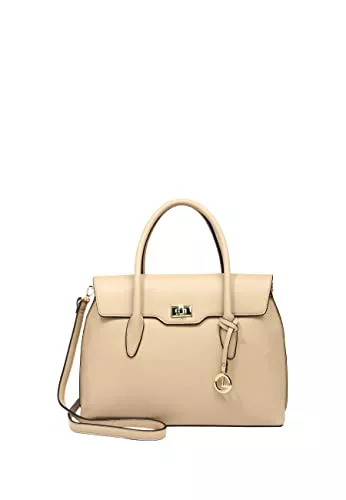 L. CREDI Taschen & Rucksäcke L. CREDI Henkeltasche Idalia mit Label-Applikationen Damen