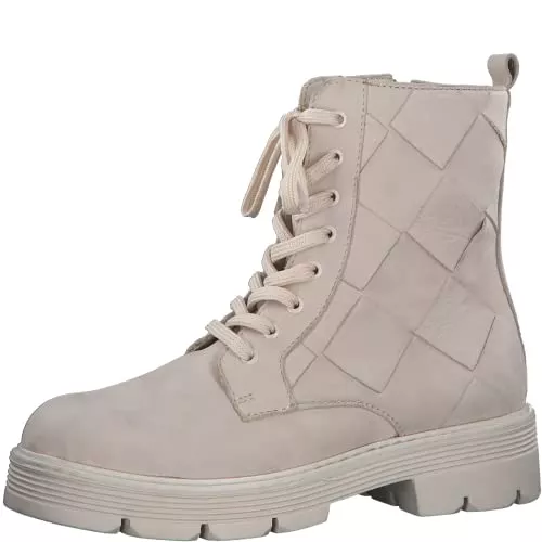 MARCO TOZZI Stiefel Marco Tozzi Damen 2-2-25223-29 Leder Schnürstiefelette Stiefelette