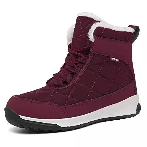 Ulogu Stiefel Ulogu Winterschuhe Damen Gefüttert Boots Warm Winterstiefel Outdoor Winter Stiefel