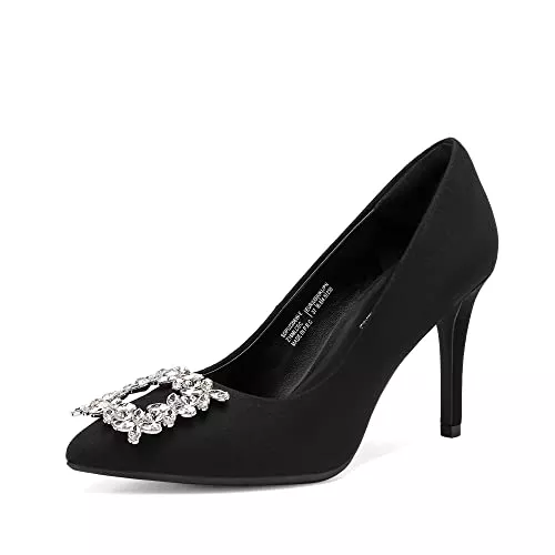 DREAM PAIRS High Heels DREAM PAIRS Damen Pumps mit spitzer Zehenpartie und Glitzer Dekoration, Elegante Stiletto high Heels für Hochzeit und Party, Frauen Abendschuhe