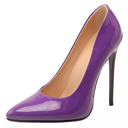 MJIASIAWA High Heels MJIASIAWA Stiletto Höhe Ferse Damen Pointed Toe Party Schuhe