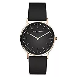 Liebeskind Berlin Uhren Liebeskind Berlin Damen Analog Quarz Armbanduhr mit Lederarmband