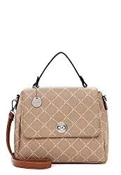 Tamaris Taschen & Rucksäcke Tamaris Damen Umhängetasche Sperrverschluss Rautenmuster Anastasia Lock 31721, Farbe:Beige