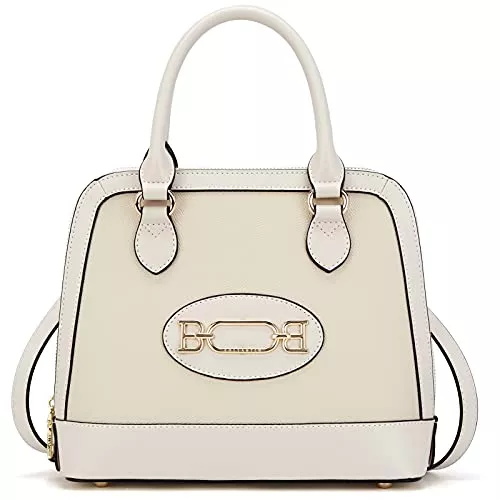 BOSTANTEN Taschen & Rucksäcke BOSTANTEN Damen Kleine Umhängetasch aus Leder, Handtasche Schultertasche modische Henkeltasche Top Griff Crossbody bag Beige
