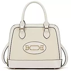 BOSTANTEN Taschen & Rucksäcke BOSTANTEN Damen Kleine Umhängetasch aus Leder, Handtasche Schultertasche modische Henkeltasche Top Griff Crossbody bag Beige