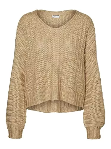 Noisy may Pullover & Strickmode Noisy may Female Pullover Gestrickter V-Ausschnitt