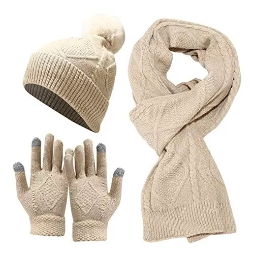 Unbekannt Hüte & Mützen Damen Winter Slouchy Strick MüTzen - MüTze FüR Outdoor Winter WintermüTze Herren DamenmüTze Warm Weich SportmüTze Damen Klassisch MüTze FüR Frauen SchöNe MüTze FüR Herbst Und Winter