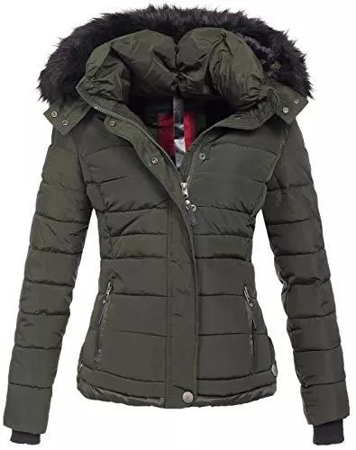 Golden Brands Selection Jacken Golden Brands Selection Navahoo warme Damen Winter Jacke Parka Mantel Stepp Kurzjacke gefüttert B301