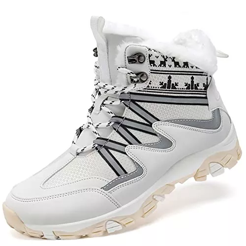 VITIKE Stiefel VITIKE Damen Winterschuhe Warm Gefüttert Schneestiefel Winter Outdoor Boots Winterstiefel