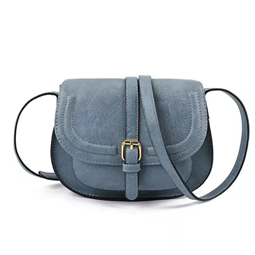 AFKOMST Taschen & Rucksäcke AFKOMST Umhängetasche Damen Klein, Frauen PU Leder Schultertaschen, Handtasche Damen, mit Verstellbar Abnehmbar Schultergurt