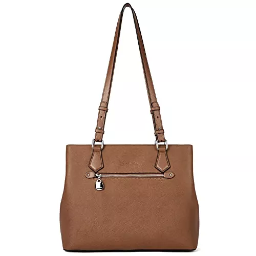 BOSTANTEN Taschen & Rucksäcke BOSTANTEN Damen Leder Schultertasche Designer Handtaschen Umhängetasche Lange Schulterriemen Braun