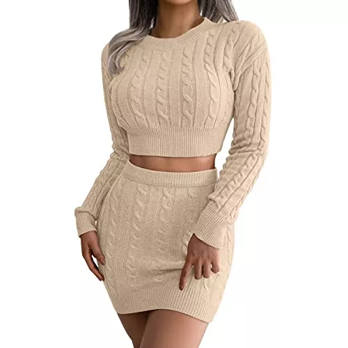 Zilosconcy Freizeit Zilosconcy Strickkleid Damen Winter Oversize Langer V-Ausschnitt Reißverschluss Casual Party Winterkleider Winter Warmer Herbst Sexy Kleid Strickkleider Minikleid Hohe Elastizität Kleider
