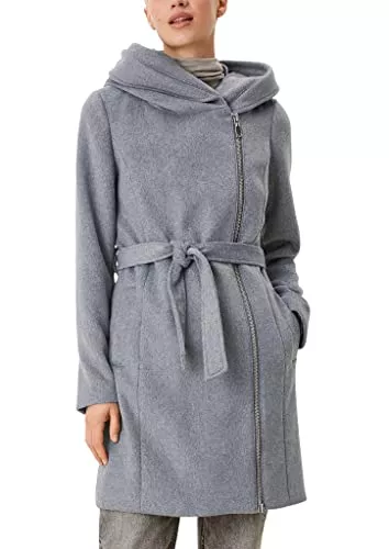 s.Oliver Mäntel s.Oliver Kapuzenmantel aus flauschigem Wollmix