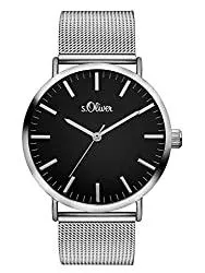 s.Oliver Uhren s.Oliver Damen Analog Quarz Armbanduhr mit Edelstahlarmband