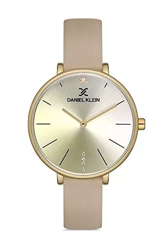 Daniel Klein Uhren Daniel Klein Premium Damen – Damenuhr - Armbanduhr - DK.1.12958 Uhr - 35 mm Ziffernblatt und Gehäuse - 12mm Armband aus Leder