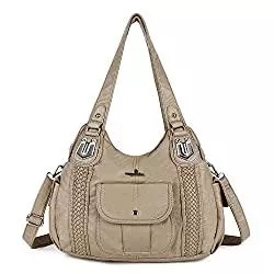 Angel Kiss Taschen & Rucksäcke Angel Kiss Damenmode Handtaschenelo, Damen Tasche Schultertasche, weiches Leder Umhängetaschen,Einkaufstaschen Damen