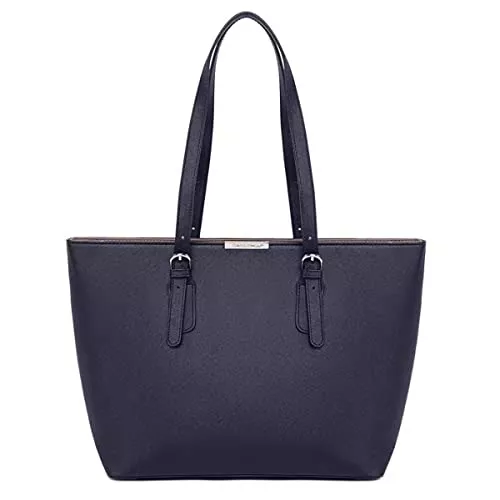 David Jones Taschen & Rucksäcke David Jones - Damen Große Shopper Tote - Large Schultertasche Arbeit Handtasche - PU Leder Henkeltasche - Frau Aktentasche Arbeitstasche A4 Laptop Büro Schule Tasche Shopping Bag