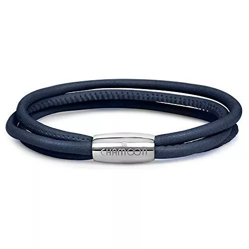 CHAMOON Schmuck CHAMOON ® Premium Lederarmband für Damen | Magnetverschluss aus Edelstahl | Mit Charms erweiterbar