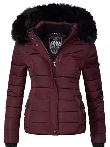 Navahoo Jacken Navahoo Damen Winterjacke Steppjacke mit Kapuze Miamor XS-XXL