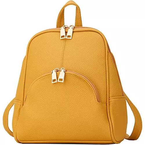 KKXIU Taschen & Rucksäcke KKXIU Casual Mini Rucksack Kleine Daypacks Geldbörse Kunstleder für Mädchen und Frauen